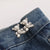 Bear Belt Buckle Detachable Nail-free Sewing Free Waist Button Denim Pants Waist Big Change Small Waist Slimming Artifact