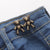 Bear Belt Buckle Detachable Nail-free Sewing Free Waist Button Denim Pants Waist Big Change Small Waist Slimming Artifact