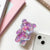 Bear Mobile Phone Airbag Bracket Three-dimensional Laser Niche Creative Desktop Phone Case Holder Adhesive Retractable Female