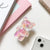 Bear Mobile Phone Airbag Bracket Three-dimensional Laser Niche Creative Desktop Phone Case Holder Adhesive Retractable Female