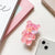 Bear Mobile Phone Airbag Bracket Three-dimensional Laser Niche Creative Desktop Phone Case Holder Adhesive Retractable Female