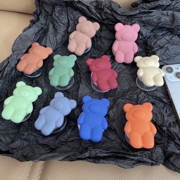 Bear Silica Gel Cute Mobile Phone Holder