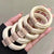 Bear Towel Ring Head Rope Rubber Band Women's Leather Cover Hair Ring High Elastic Durable Hair Rope Rubber Band Hair Rope