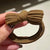 Bear Towel Ring Head Rope Rubber Band Women's Leather Cover Hair Ring High Elastic Durable Hair Rope Rubber Band Hair Rope