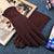 Beautiful Symbol  Hot Selling Classic Women's Non-inverted Velvet Four-button Velvet-lined Thickened Cycling Touch Screen Warm Gloves