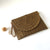 Beige Brown Straw Stripe Solid Color Square Evening Bags