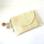 Beige Brown Straw Stripe Solid Color Square Evening Bags