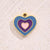 Best Seller In Europe And America DIY Ornament Accessories Drop Oil Stars Heart Pendant