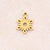 Best Seller In Europe And America DIY Ornament Accessories Furnace Vacuum Plating Hollow Five Petal Flower SUNFLOWER Garland Pendant