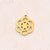 Best Seller In Europe And America DIY Ornament Accessories Furnace Vacuum Plating Hollow Five Petal Flower SUNFLOWER Garland Pendant