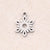 Best Seller In Europe And America DIY Ornament Accessories Furnace Vacuum Plating Hollow Five Petal Flower SUNFLOWER Garland Pendant