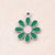 Best Seller In Europe And America DIY Ornament Accessories Oil-Spot Glaze Flowers Pendant