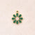 Best Seller In Europe And America DIY Ornament Accessories Oil-Spot Glaze Flowers Pendant