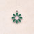 Best Seller In Europe And America DIY Ornament Accessories Oil-Spot Glaze Flowers Pendant