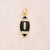 Best Seller In Europe And America DIY Ornament Accessories Real Gold Color-Preserving Electroplating Dripping Rugby Pendant Micro Inlaid Zircon Round Cap Cowboy Hat Pendant Pendant