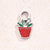 Best Seller In Europe And America DIY Ornament Accessories SUNFLOWER Drop Oil Four-Leaf Clover Small Pot Plant Pendant