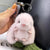 Big Ear Rabbit Imitation Mink Plush Cute Little Rabbit Hanging Bag Doll Car Keychain Bag Jade Rabbit Pendant