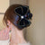 Black Bow Clip High-grade Exquisite  Ribbon Hairpin Fashion Back Shark Clip Headdress Wholesale