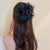 Black Bow Clip High-grade Exquisite  Ribbon Hairpin Fashion Back Shark Clip Headdress Wholesale