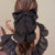 Black Bow Clip High-grade Exquisite  Ribbon Hairpin Fashion Back Shark Clip Headdress Wholesale