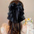 Black Bow Clip High-grade Exquisite  Ribbon Hairpin Fashion Back Shark Clip Headdress Wholesale