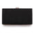 Black Champagne Silver Solid Color Square Evening Bags