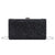 Black Gold Silver Pvc Polyester Solid Color Square Evening Bags