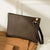 Black Pink Brown Pu Leather Geometric Square Evening Bags