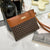 Black Red Khaki Pu Leather Color Block Square Evening Bags