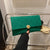 Black Rose Red Green Felt Solid Color Lingge Metal Button Square Evening Bags