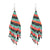 Bohemian Geometric Beaded Handmade Women's Drop Earrings 1 Pair