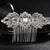 Bridal Headdress Wedding Korean Rhinestone Plate Hair Comb Wholesale