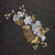 Bridal Headwear New Forest Blue Flower Hair Comb Knot Wedding Accessories