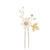 Bridal Headwear New Forest Blue Flower Hair Comb Knot Wedding Accessories