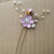 Bridal Headwear New Forest Blue Flower Hair Comb Knot Wedding Accessories