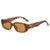 British Style Solid Color Ac Oval Frame Full Frame Women's Sunglasses