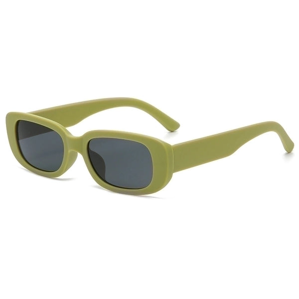 British Style Solid Color Ac Oval Frame Full Frame Women's Sunglasses