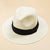 British Style Top Hat Men Panama Straw Hat Women Foldable Sun-shade Beach Hat