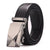 Business Color Block Imitation Leather Iron Plating Men's Leather Belts