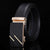 Business Color Block Imitation Leather Iron Plating Men's Leather Belts