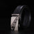 Business Color Block Imitation Leather Iron Plating Men's Leather Belts