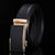 Business Color Block Imitation Leather Iron Plating Men's Leather Belts