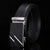 Business Color Block Imitation Leather Iron Plating Men's Leather Belts