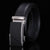 Business Color Block Imitation Leather Iron Plating Men's Leather Belts