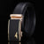 Business Color Block Imitation Leather Iron Plating Men's Leather Belts