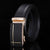 Business Color Block Imitation Leather Iron Plating Men's Leather Belts