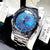 Business Geometric Butterfly Double Snap Quartz Men's Watches