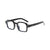 Business Retro Simple Style Solid Color Pc Square Full Frame Women's Sunglasses