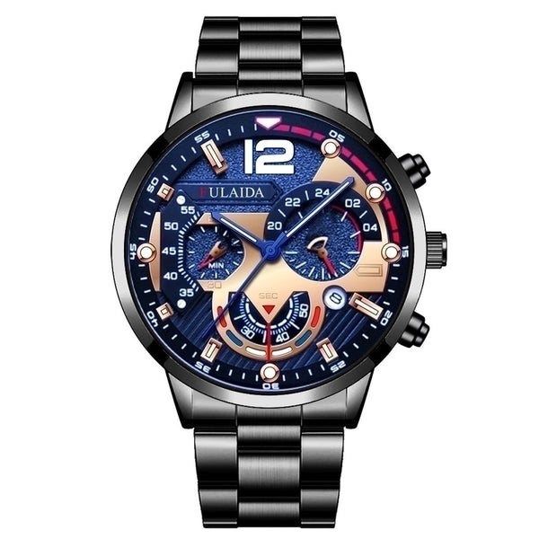 Business Round Buckle Quartz Men's Watches