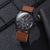 Business Solid Color Buckle Quartz Men's Watches